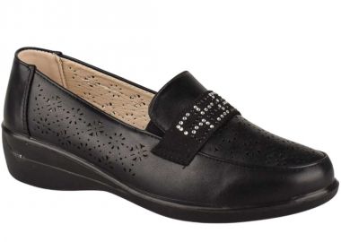 Μοκασίνια γυναικεία | Υφαντίδης | 632205 | Μαύρο - Υφαντίδης - 